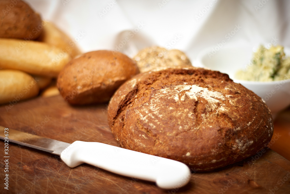 Naklejka premium bread an roll