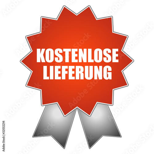 Kostenlose Lieferung - Schild, Siegel, Aufkleber