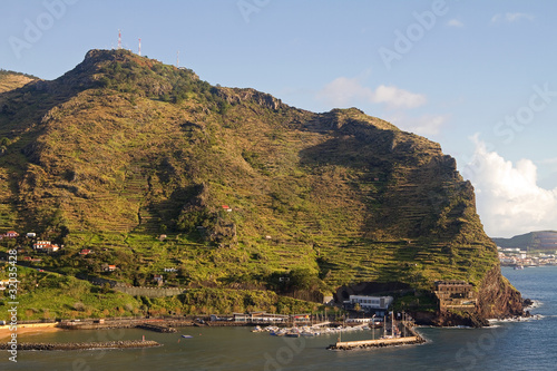 Small marina on the island of Madeira.