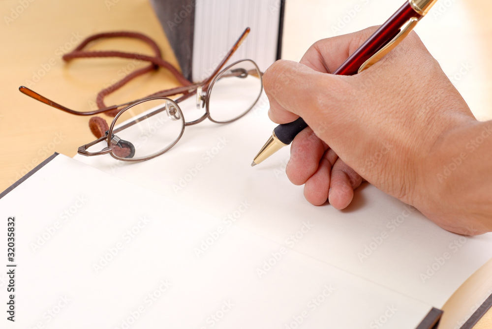 Fototapeta premium Writing a Novel