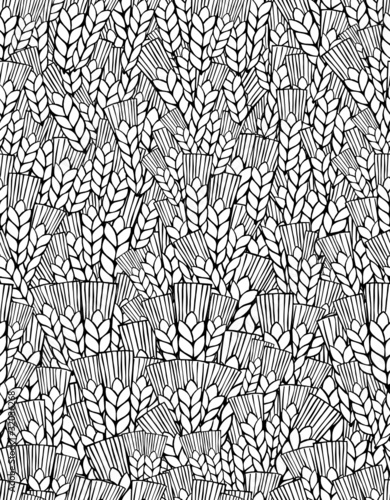 Creative wheat background