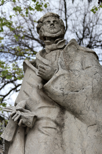 Statue of Almeida Carrett in Lisbon © BGStock72