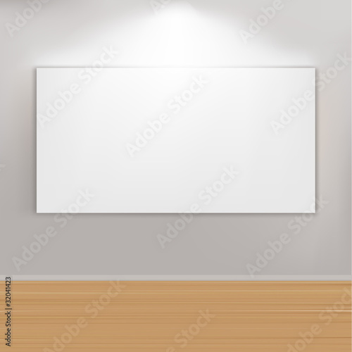 Empty Paintings Frame On Wall