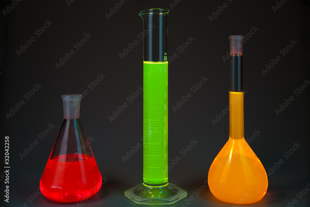 Fluorescence in flasks Fluorescence in flasks