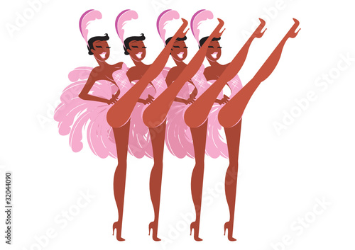 Beautiful showgirls