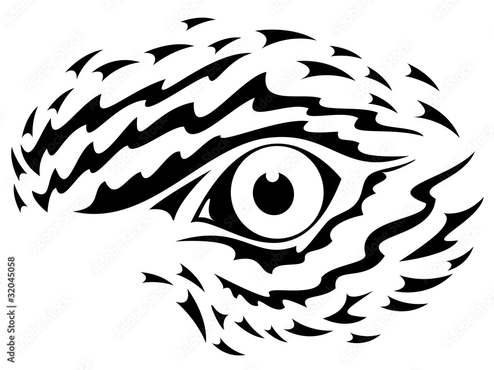 Obraz premium Eagle eye graphic