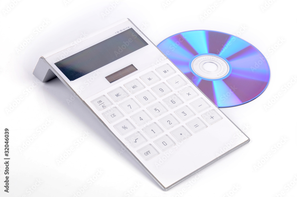 DVD and calculator