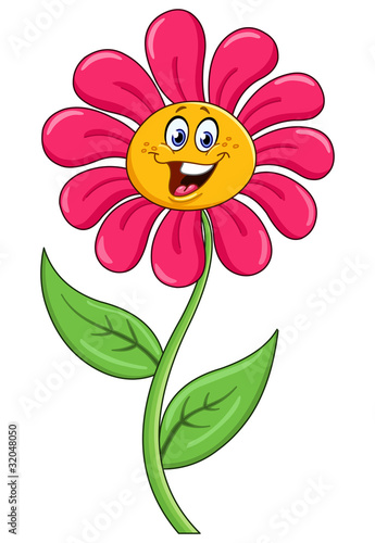 Cartoon flower