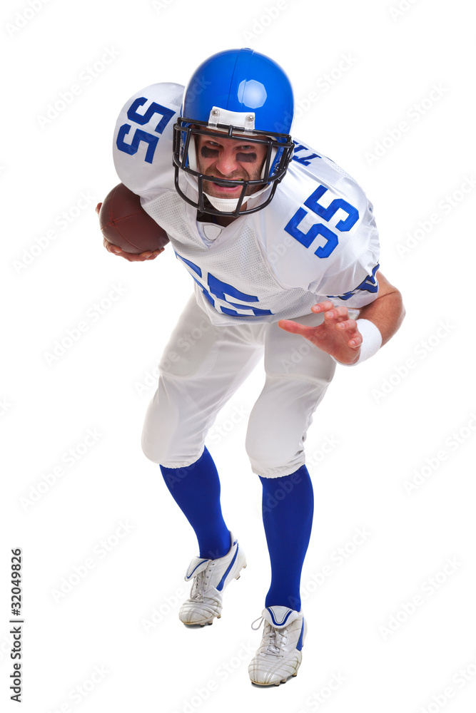 American football player cut out