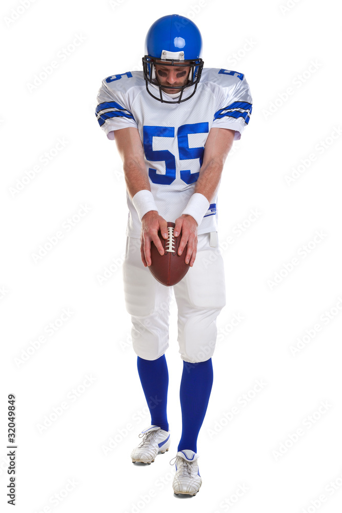 American football player cut out