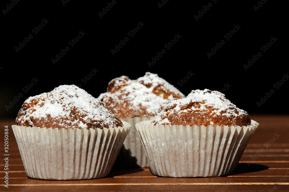 Drei Muffins Drei Muffins