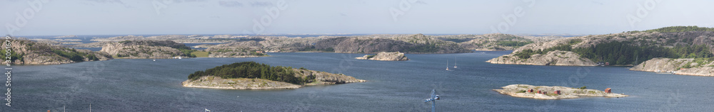 Fototapeta premium panorama von den küsten schwedens