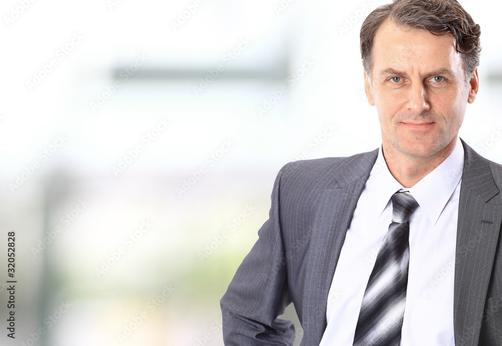 Portrait of a happy successful mature business man Portrait of a happy successful mature business man