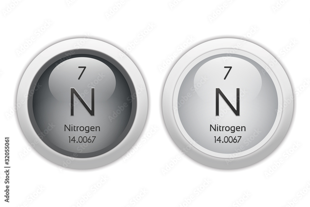 Nitrogen - two glossy web buttons Nitrogen - two glossy web buttons