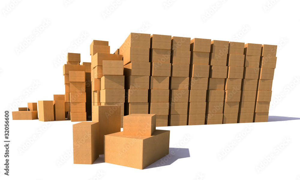 Cardboard boxes warehouse Cardboard boxes warehouse