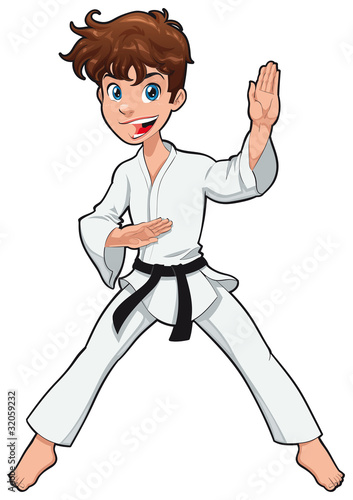 Young boy, Karate Player. V...