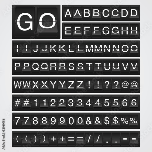 Airport Flip Font