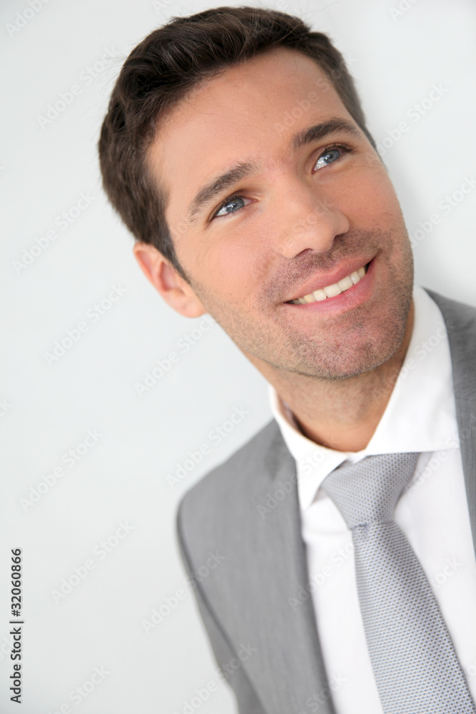 Portrait of smiling businessman Portrait of smiling businessman