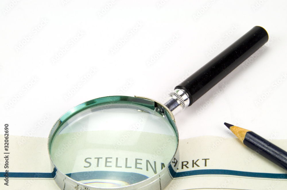 Fototapeta premium Stellenmarkt