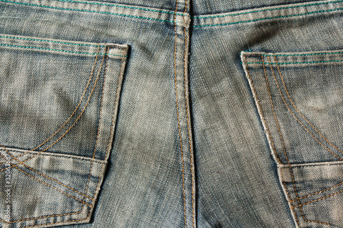 Pocket jeans background texture