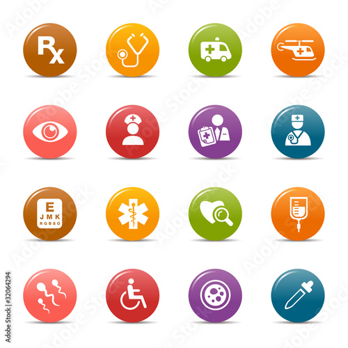 Colored Dots - Medical Icons