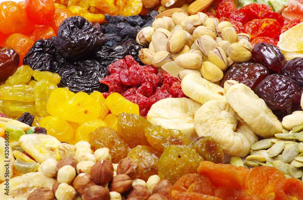 dried fruits and nuts