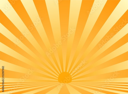 yellow sun background for design