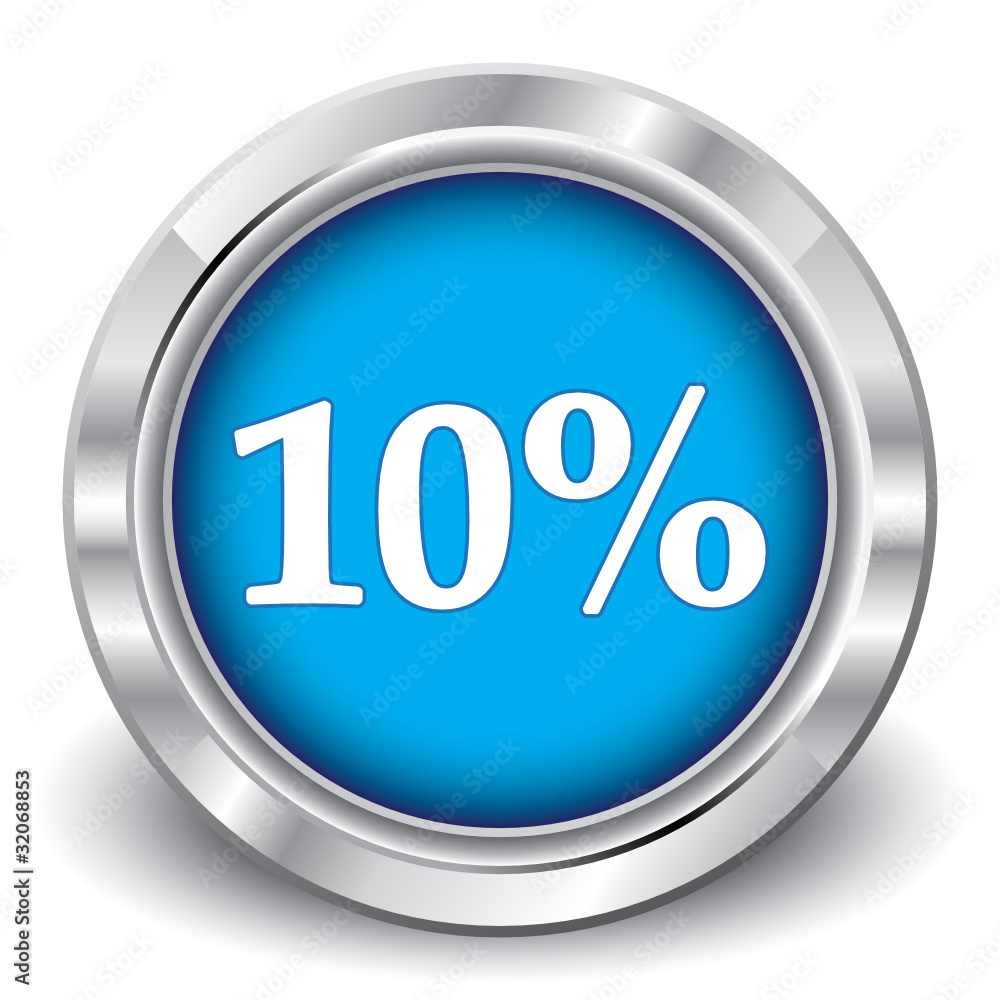 10 PERCENT ICON
