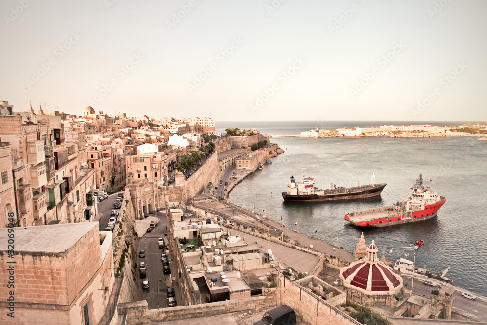 Valletta harbor