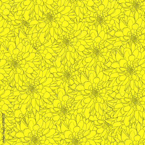 Seamless  background with flower.