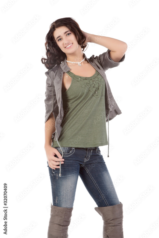 beautiful young teenage woman