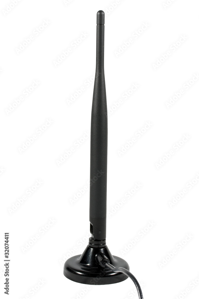 Wirelles antenna isolated on white Wirelles antenna isolated on white