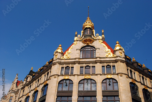 Golden Building in Leipzig
