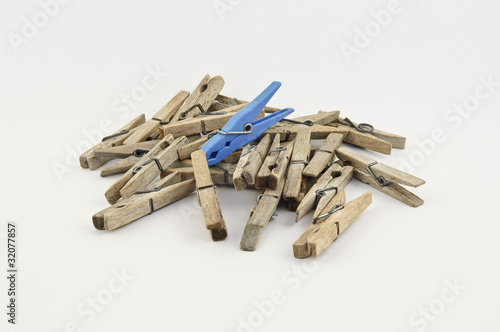 Pince à linge en bois