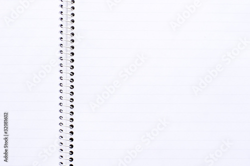 notebook page