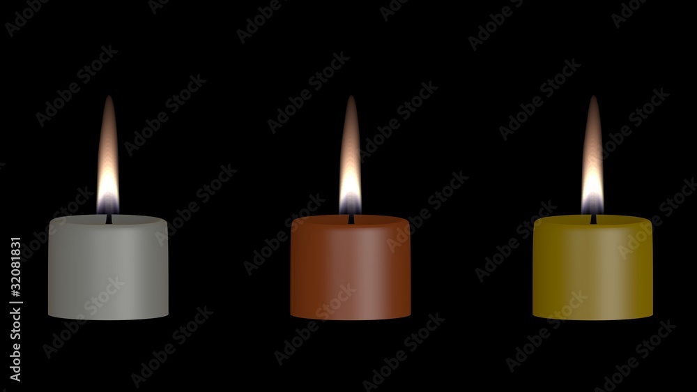 Three candles Three candles