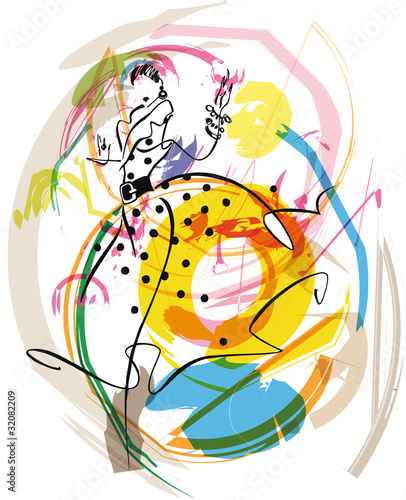 Fashion design woman. Vector illustration