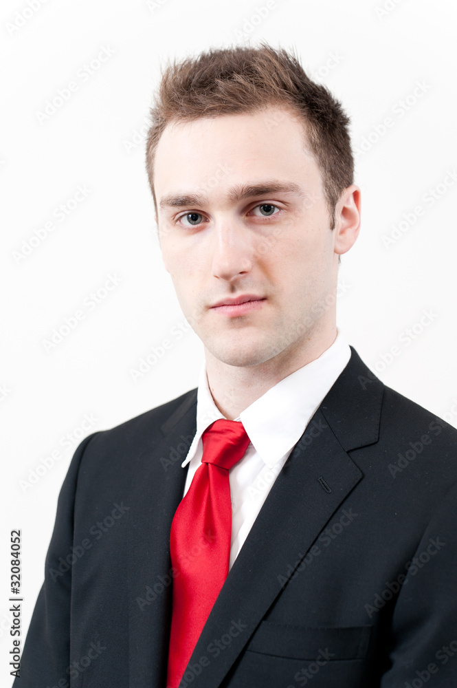 a portrait of young businessman a portrait of young businessman