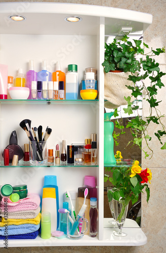 bathroom shelf
