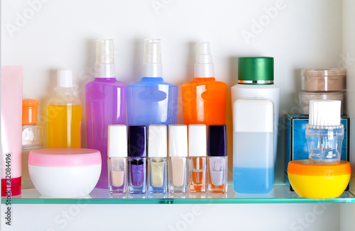 bathroom shelf