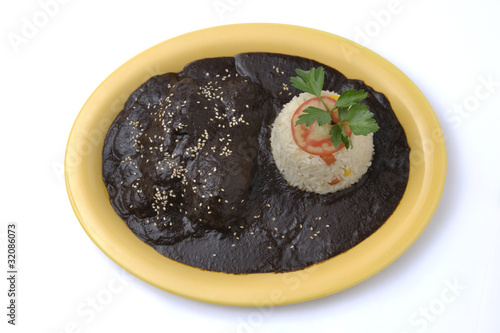 Chicken mole photo