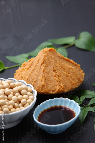 japanese typical soybean processed food