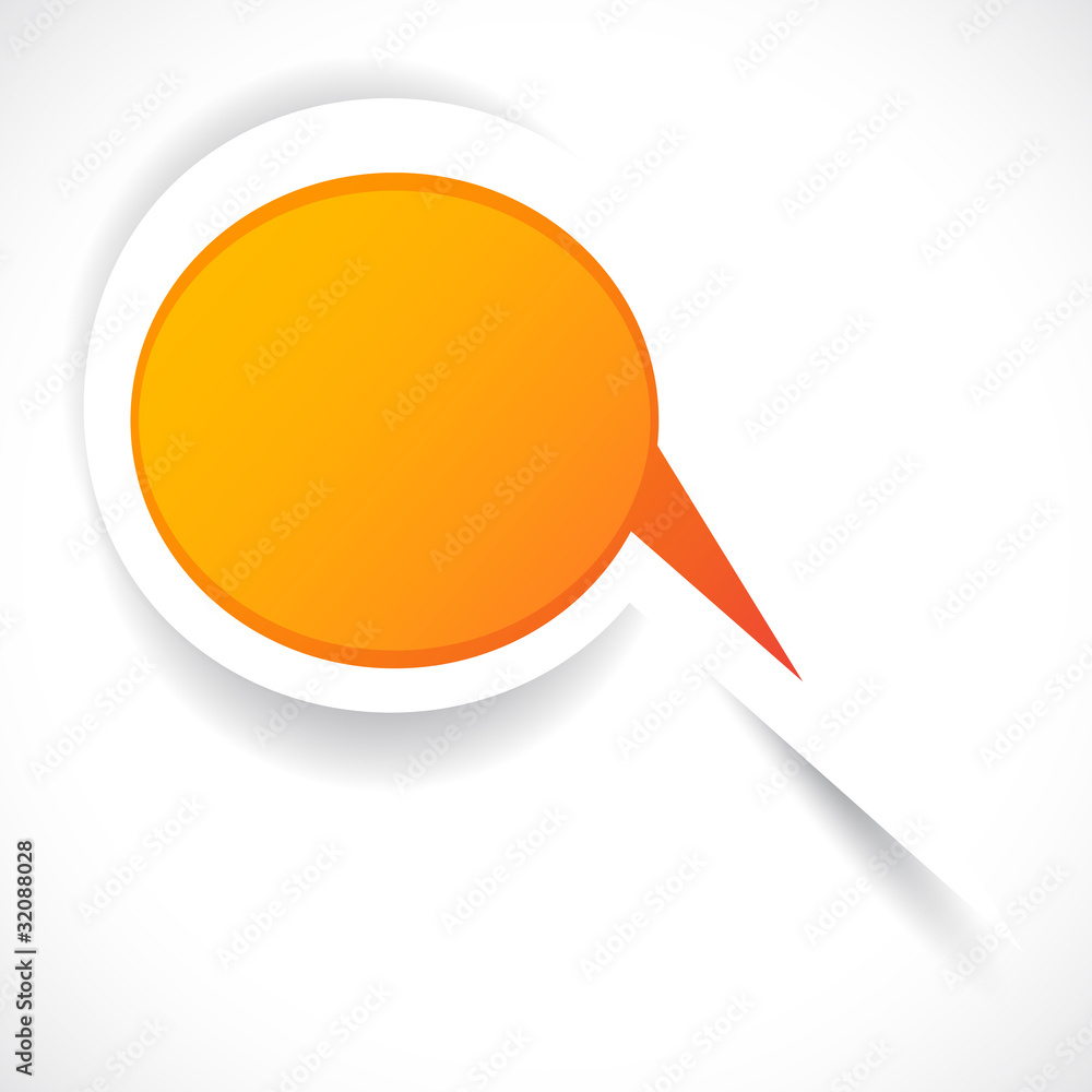 Vector sticker bubble for speech. Vector sticker bubble for speech.