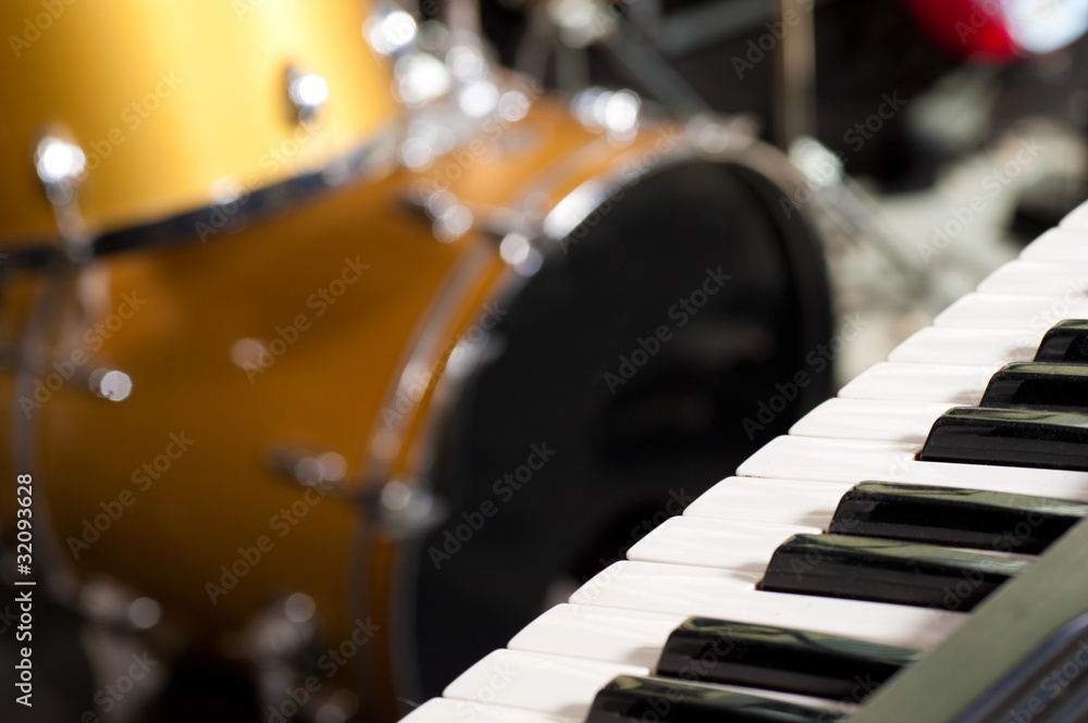 Fototapeta premium Instruments on stage