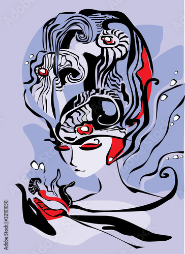 fantastic portrait of a woman