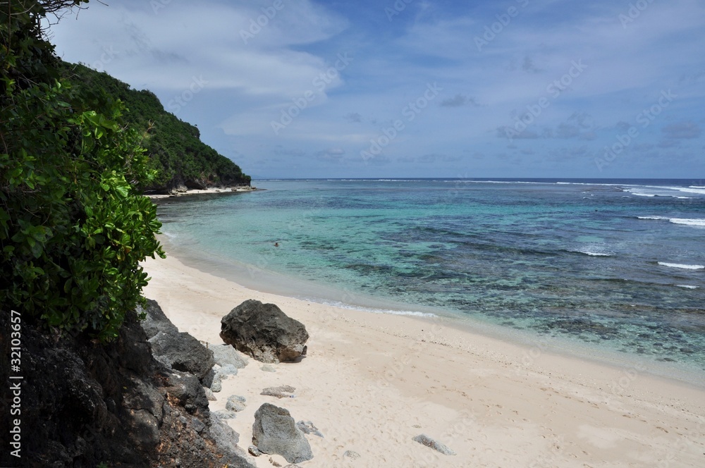 Obraz premium Greenbowl beach, Bali