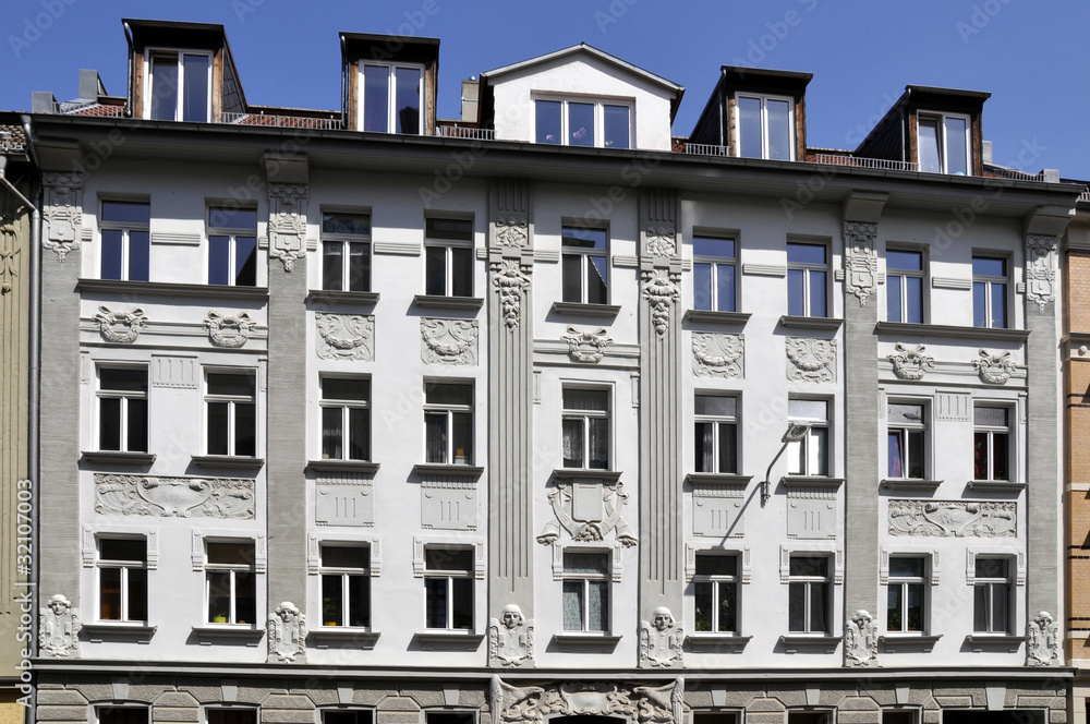 Obraz premium Leipzig Gründerzeithaus Plagwitz
