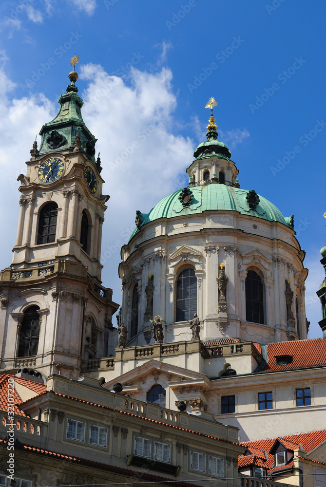 St Nicholas Cathedral in Prague, Czech Republic