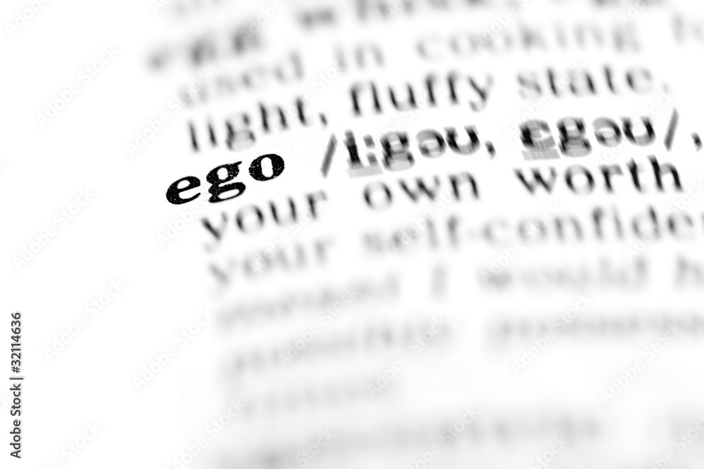 ego  (the dictionary project) - obrazy, fototapety, plakaty 