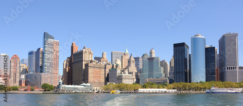 Fototapeta Naklejka Na Ścianę i Meble -  Manhattan Skyline from Battery Park
